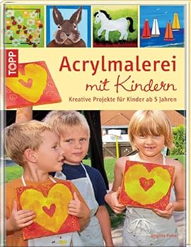 Hardcover Acrylmalerei mit Kindern [German] Book