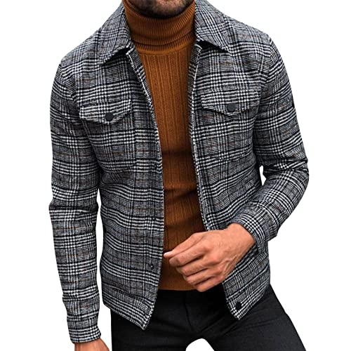 Mens Lattice Open Jacket Casual Coat Nylon Jacket Men Mens Jackets