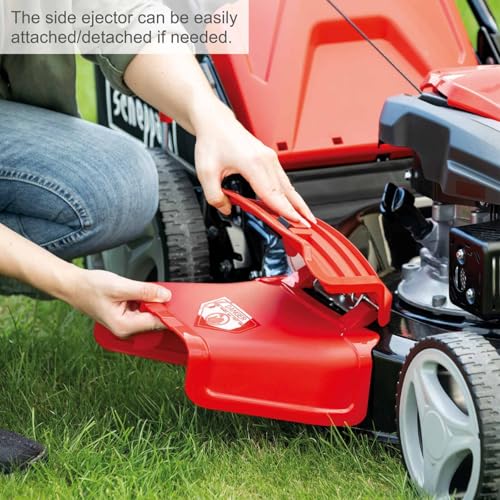 Scheppach MS173-51 Self-Propelled Petrol Lawnmower | 51Cm Cutting Width | Mulching & Cleaning | 65L Grass Bag | Foldable & Compact - 6