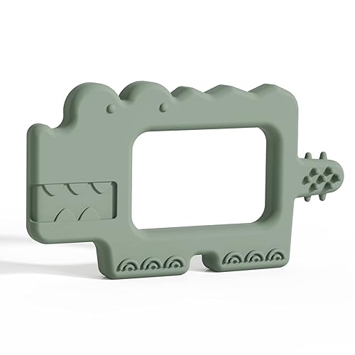 Moonkie Juguete de dentición, seguro y fácil de sostener, mordedores relajantes de silicona sin BPA, evita que se chupen los dedos, mejor para bebés