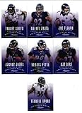 2013 Panini Prestige Football Cards Veterans Team Set : Baltimore Ravens (7 Cards) Joe Flacco Haloti Ngata Torrey Smith Ray Rice Dennis Pitta Jacoby Jones Terrell Suggs
