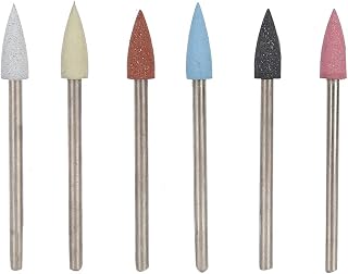 Nail Grinding Polishing Head Set Dead Skin Removal Nail Drill Bits Sanding Polishing Head 6pcs