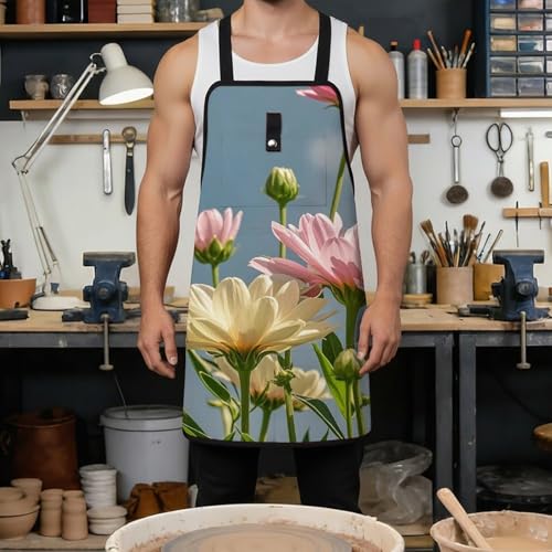 Delantal de herramientas Free Growing Flowers para taller miniatura 4