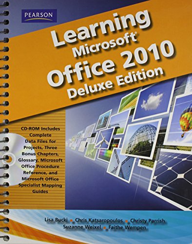 Learning Microsoft Office 2010 Deluxe Editions (Hard Cover) -- CTE/School