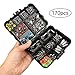 Fishing Accessories Kit - Saltwater & Freshwater Set with Tackle Box, Hooks, Weights, Jig Heads, O-Rings, Swivels, Snaps, Beads