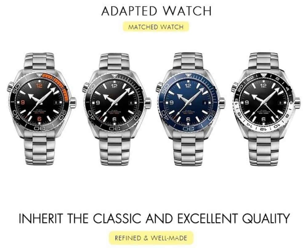 Cinturini per Orologi in Acciaio Inossidabile 904l da 21 mm Adatti per Cinturino da Uomo in Argento Massiccio 600 GMT