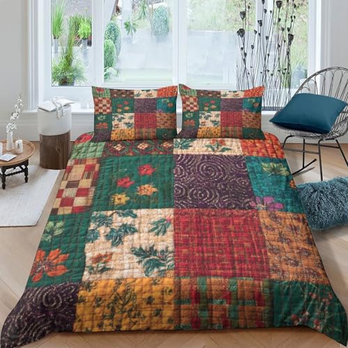 Housse de couette puzzle 200x200 colorée en microfibre douce - 4