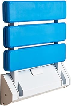 Bathroom Folding Seat Shower Stool Wall Bath Chair Hanging Wall Type Accessible ArmstoolD