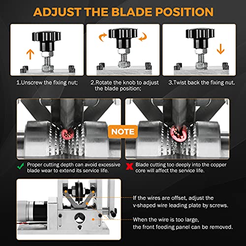 Beamnova Electric / Manual / Drill Powered Wire Stripper Machine Automatic Power Hand Crank Stripping Machine For Scrap Copper, Stripping Wires Of 2 - 25 Mm, Flexible Wire Within 2 Mm #TOP2