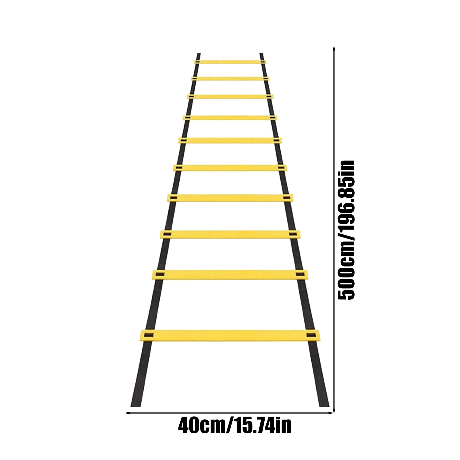Escalera de Agilidad - Equipo de Entrenamiento de Velocidad con Escalera de Agilidad,Equipo De Ejercicio Para Pies Con Configuración Para Hombres Mujeres Jóvenes Atletas
