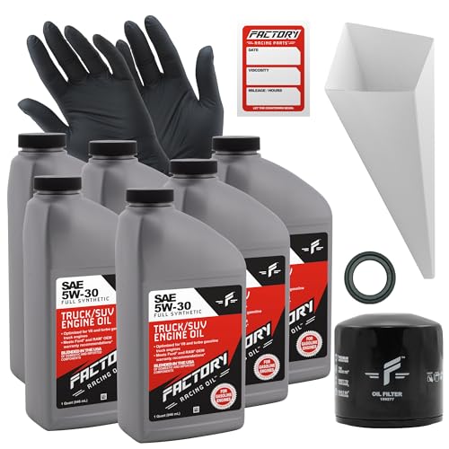Kit de cambio de aceite 5W-30 para autos y camionetas 6 qt miniatura 1