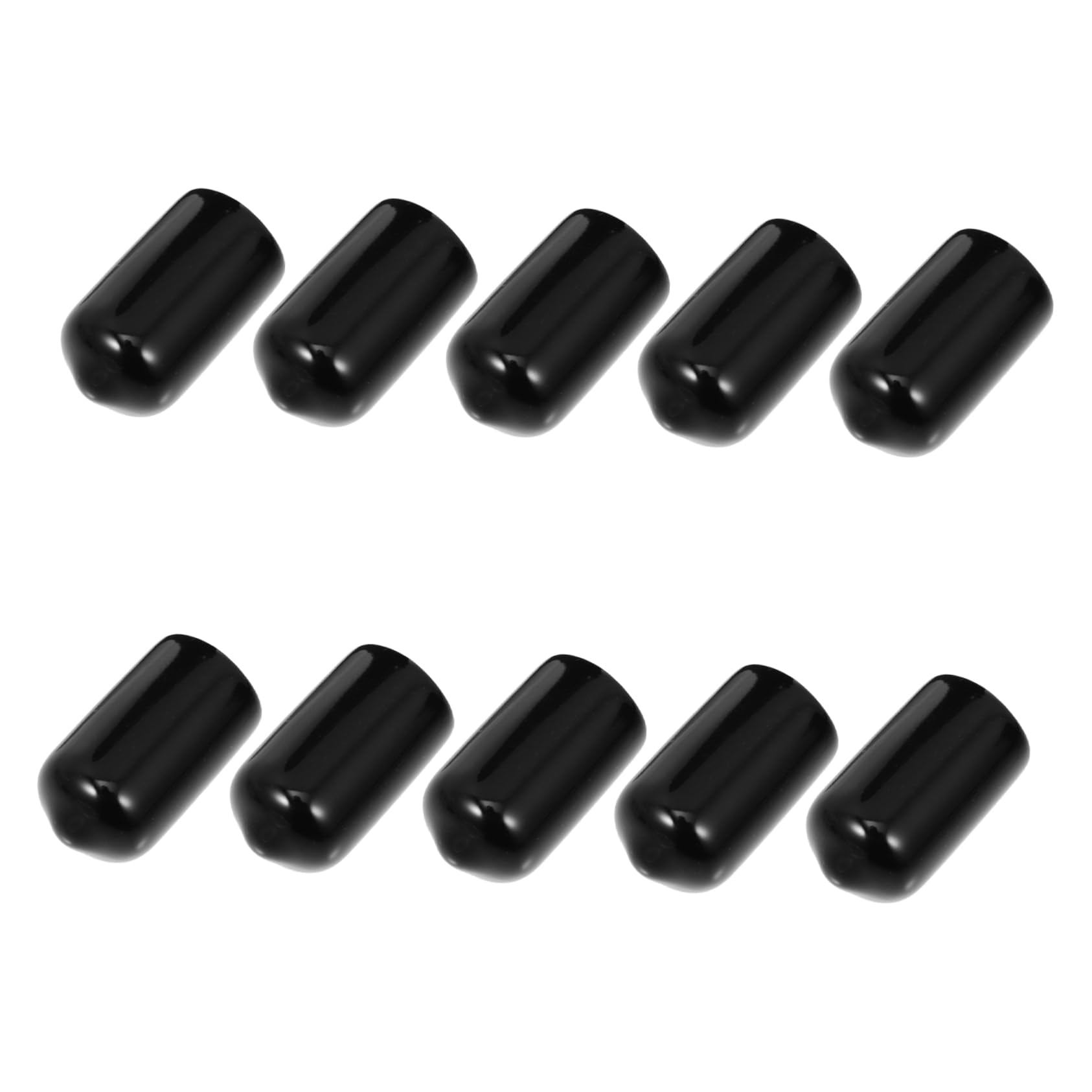 KOMBIUDA Pool Cue Tip Covers 10 Pack Billiard Cue Tip Protectors Pool Stick Cover for Billiards