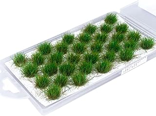 NAGRIS 32Pcs Mutlicolor Simulation Grass Nest Model Sand Scene DIY Realistic Grass Tufts Miniature Grass Bushes Plant Cluster Miniature Grass Tufts DIY Miniature Landscaping Miniature Model Building
