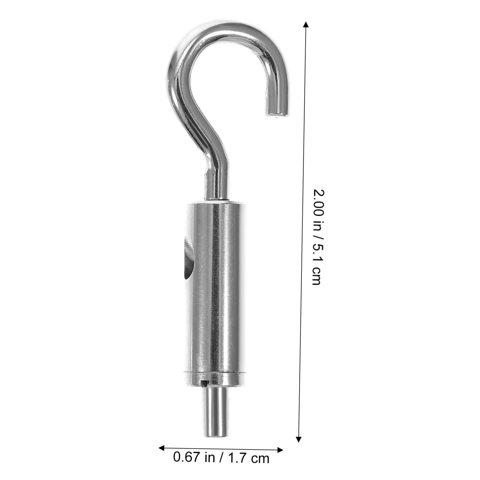 CIYODO 5pcs Wire Rope Locker Eye Turnbuckle Wire Rope Turn Buckle Wire Rope Fittings Turnbuckles Cable S Hook Wire Rope Clip Accessories for Suspension Hook Accessory Hooks Silver Copper