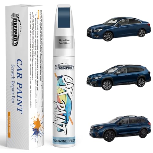 Image of SAL Abyss Blue Pearl Touch Up Paint for Subaru, Color Exact Match Car Paint Scratch Repair Remover Pen Kit Quick & Easy Fix Vehicle Chips and Automotive Nicks Scuff