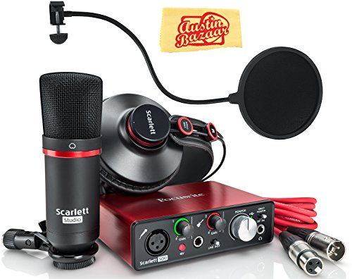 Focusrite Scarlett Solo Studio USBI[fBIC^[tF[X |bvtB^[AXLRP[uA|bVNXt