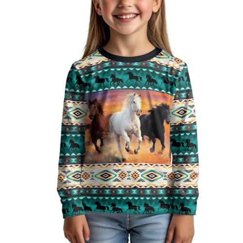 Image of Uourmeti Teens Girls Long Sleeve T Shirts Fall Outfits Boys Active Sportswear Running Tops