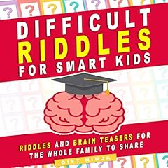 Page de couverture de Difficult Riddles for Smart Kids