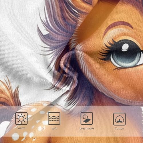 Cotton Girls Underwear Toddlers Cute Donkey Funny Animal Panties Little Girl Animals Undies Kids Briefs 2t3