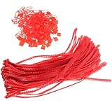 Ciieeo 100 Piezas de Bolsas de Malla para Frutas y Verduras Reutilizables Tamaño Ligero para Almacenamiento y Transporte de Alimentos