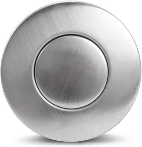 Miniatura 10 de Botón de interruptor activado por aire con manguera de aire, botón blanco superior del fregadero para parte de eliminación de basura y residuos de