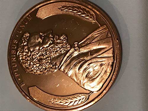 Lincoln Wheat Penny 1 oz .999 Copper Round