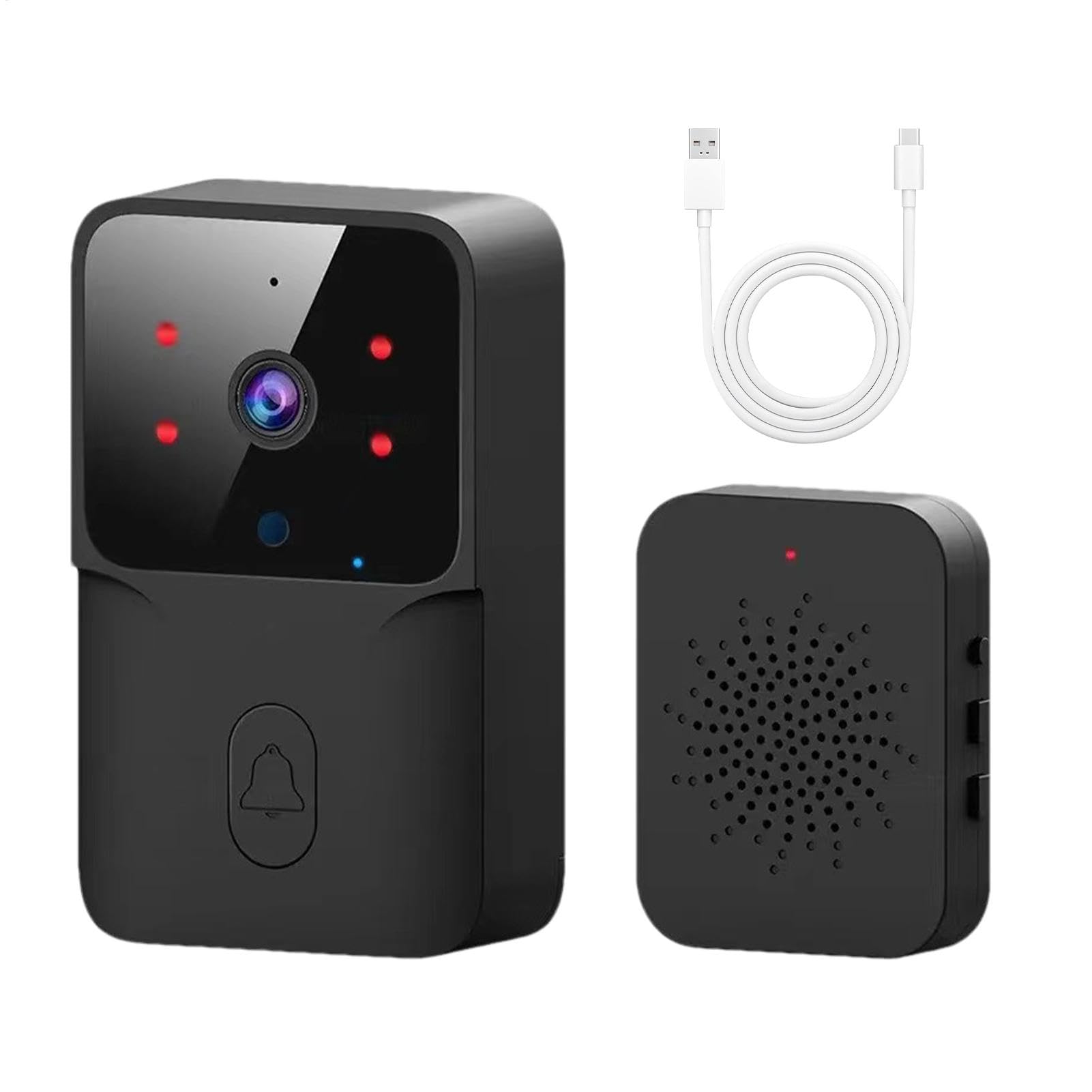 Ring Video Doorbell - Cámara de seguridad para timbre, videoportero de duración para casa, apartamento, villa y oficina