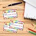 Punch Cards for Classroom, 208 Pack Kids Behavior Reward & Loyalty Cards, Best Behavior Chart
