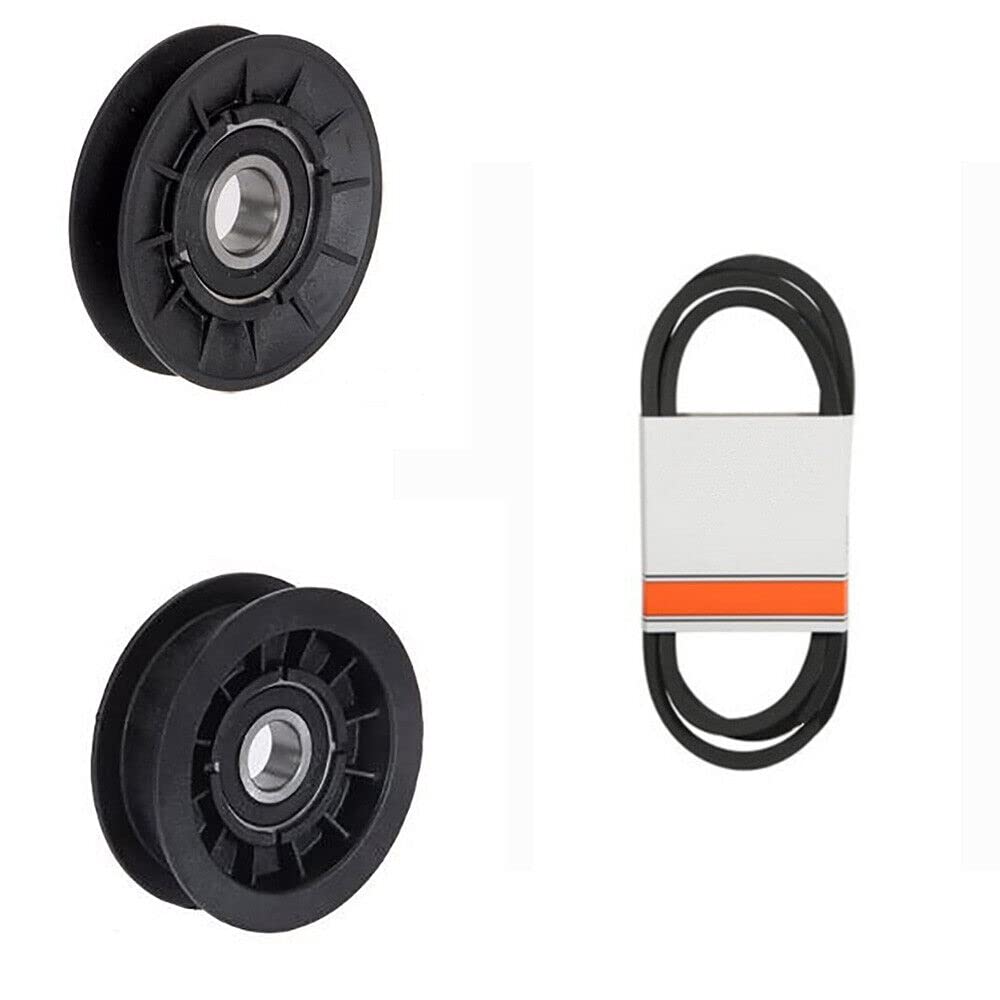 Idler Pulley Kit W/Transmission Drive Belt for John Deere LA155 LA165 LA175