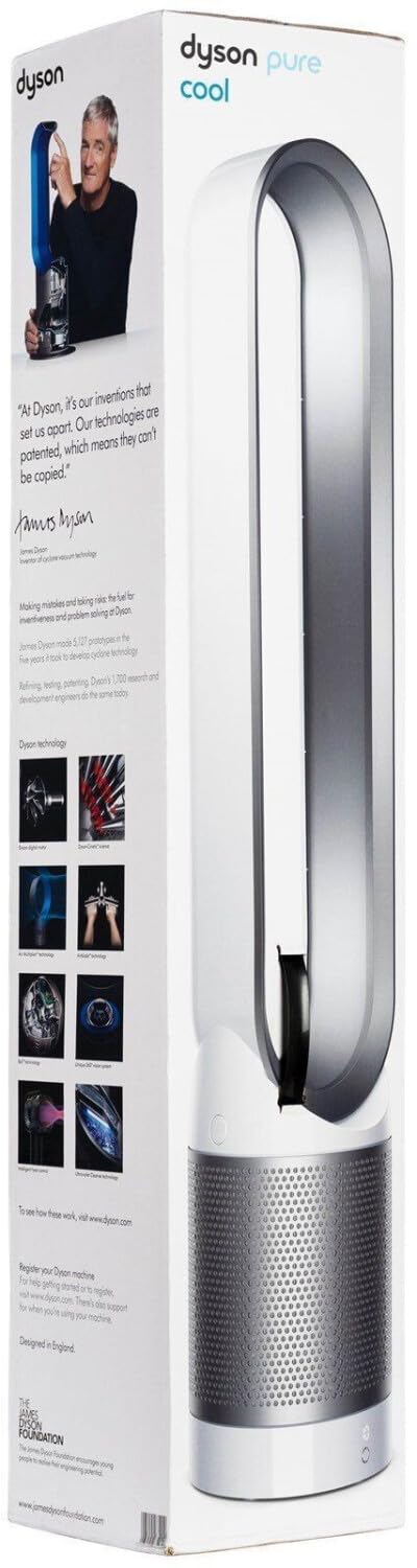Purificateur d'air Dyson TP00 ventilateur blanc double action contre la chaleur et la poussière