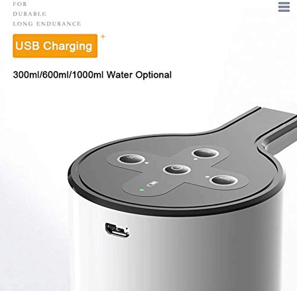 Water Bottle Pump USB Charging Universal Electric Water Bottle Dispenser Improved Portable Water Bottle Switch for Universal 2-5 Gallon Water Jug (Color : B) (A)