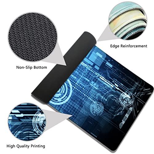 Large Mouse Pad For Desk,Gaming Mouse Pad Xxl 35.5X15.8 Inch Large Desktop Mouse Pad Blue Black, Large Mouse Pad For Work And Gaming (Blue Black) #TOP4