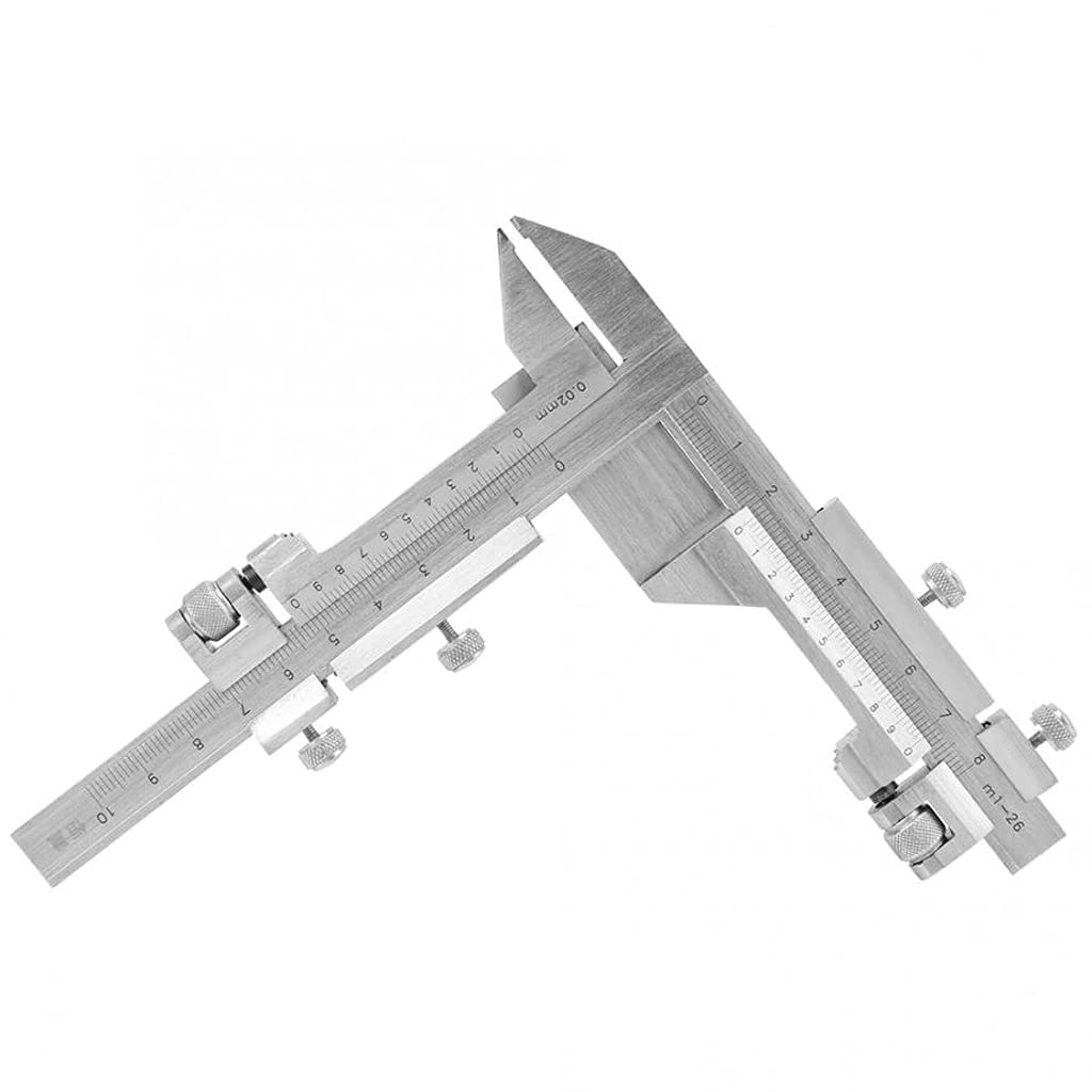 M1-26 Stainless Steel Gear Tooth Vernier Caliper Thickness Gauge Measuring Tools