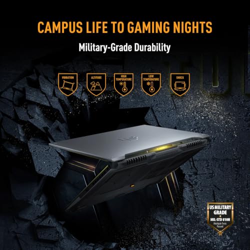Image of ASUS TUF Gaming F16, Gaming Laptop, Intel Core 7 Processor 230H, RTX 3050 GPU (16GB /512GB /40.64 cms (16) FHD+ /Windows 11 Home /Office Home 2024 + M365 Basic (1 Year Validity)*) FX607VJR-TU326WS