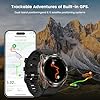 KOSPET TANK T3 Ultra Smartwatch Uomo, Orologio Militare on GPS, 5ATM Impermeabile, 1.43”Schermo HD AMOLED, 170+ Modalità Sport, Chiamata Bluetooth/Altitudine/Pressione/Bussola (Nero)