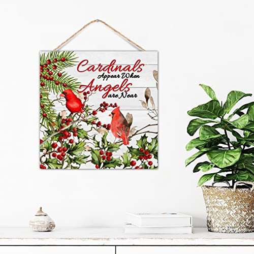 Décoration murale commémorative cardinal : plaque en bois de deuil haut de gamme