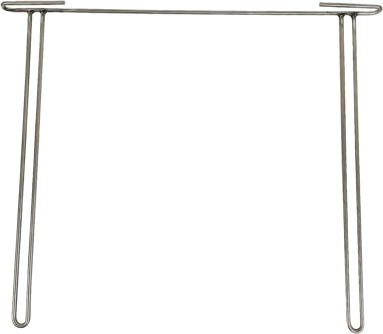 24 Inch Stainless Steel Mud Flap Anti Sail Bracket Hanger Holder with Aluminum Reflectors Fit for Trucks Trailers, 2 Pack