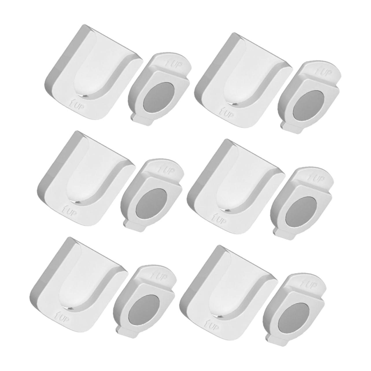 PRETYZOOM 12 Juegos Almacenamiento De Control Remoto Soporte Magnético De Plástico. Soporte Magnético Decorativo Magnético Para El Hogar Estante De Control Remoto Abs