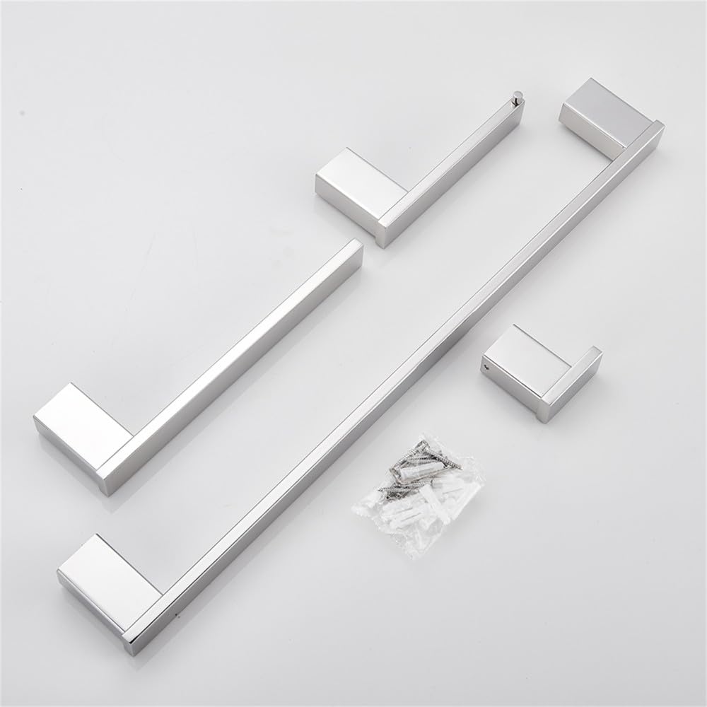 Türhaken Badezimmerhaken Badezimmer-Hardware-Set aus gebürstetem Nickel, Zubehör, Bademantelhaken, Handtuchhalter, Turm, Barregal, Seidenpapierhalter, Wandhalterung, einzelner Bademantelhaken, C(Color
