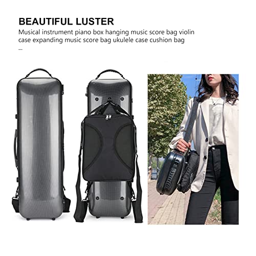 Musical Instrument Box Hanging Bag: Music Score Storage Bag Violin Case Music Sheet Container ( Black ) #TOP3