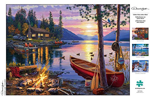 Buffalo Games - Darrell Bush - Canoe Lake - 1000 Piece Jigsaw Puzzle #TOP4