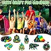 RoundFunny 80 Pcs Camping Scratch Cards for Adult Camping Party Supplies Colorful Scratch DIY Paper Art Craft Kit with 80 Pcs Stick and Ribbon for Themed Birthday Party Decor #3