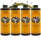 SOLE D'ABRUZZO Premium Olivenöl Nativ Extra aus Italien – Ernte 10/2025 – Säurewert ( 0,3%), Handgeerntet, Kaltgepresst & Reich an Polyphenolen (4x500ml)