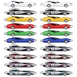 20 Racing Car Pen Set, Fun Writing Pens with Rolling Wheels for School and Office Use