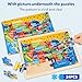 SYNARRY Large US World Earth Solar System Wooden Puzzles for Kids Gift Box(12.2*9.4 in) - FSC Certified, Puzzles for Toddlers 3-5, Puzzles for Kids Ages 4-6, Map Toys Gifts for 3 4 5 Year Old Boy Girl