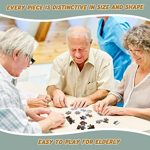 Hiboom 10 Pack 16 Piezas Grandes Rompecabezas para Adultos Mayores con Demencia, Alzheimer, Piezas Vivas y Grandes Fácil de Manipular, Juegos Cognitivos para Pacientes con Pérdida de Memoria miniatura 6
