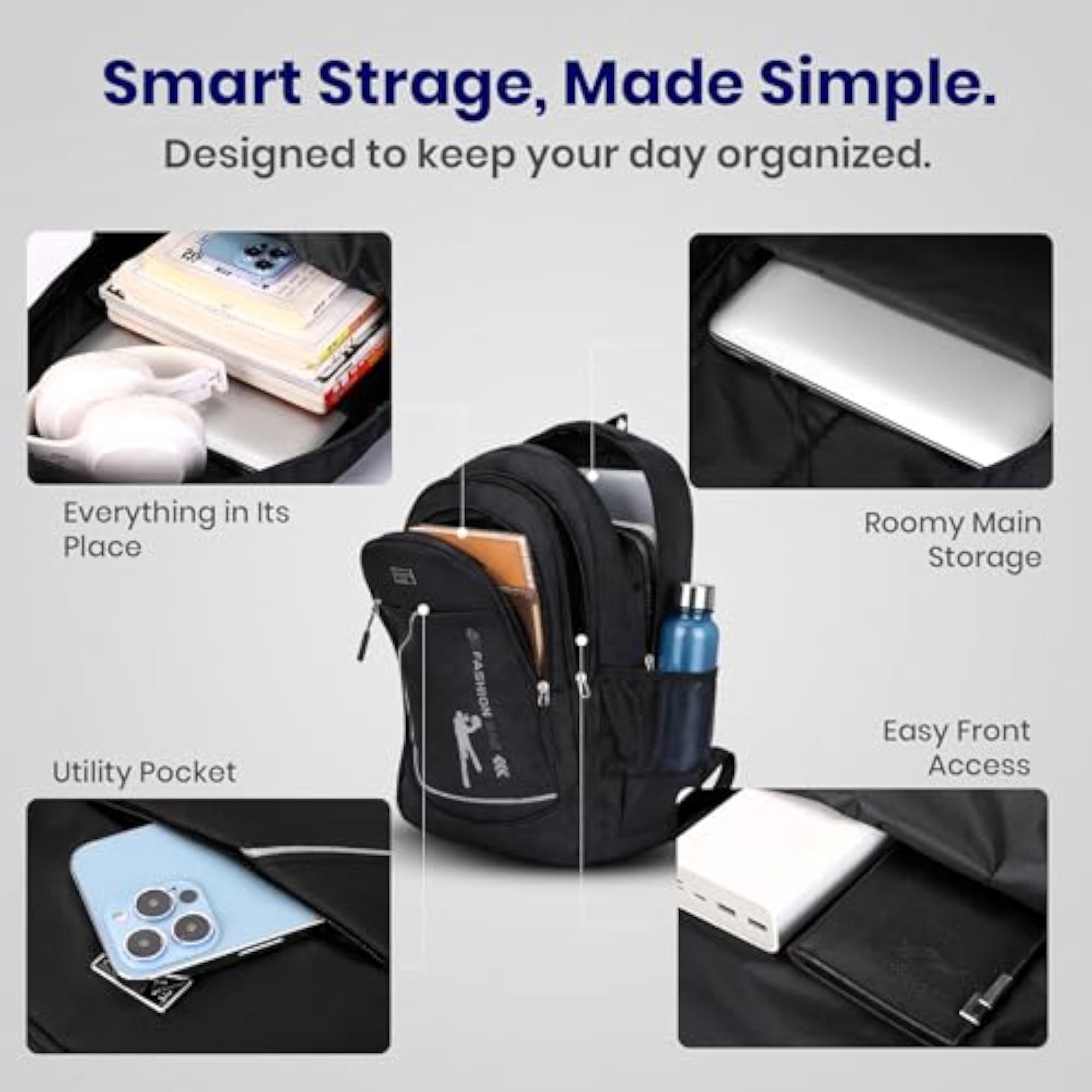 Stylish Lightweight Casual Daypack for Men & Women