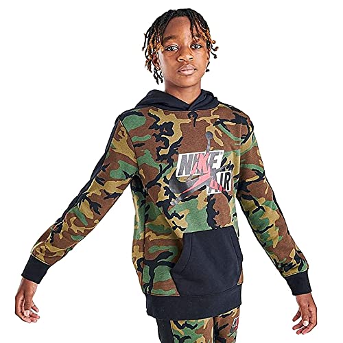 Jordan Boy's Jumpman Classics Fleece Hoodie (Big Kids) Camo SM (8 Big Kid)4