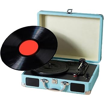 USB Bluetooth Speaker Portable Vinyl Turntable Retro Classic Phonograph PC Recorder Portable B