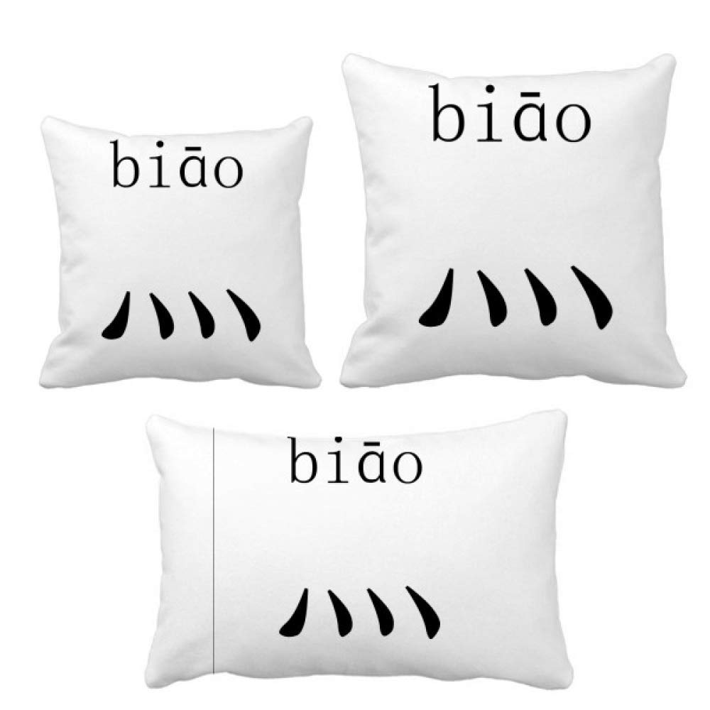 Coussin personnage chinois DIYthinker grand format pour decoration canape salon